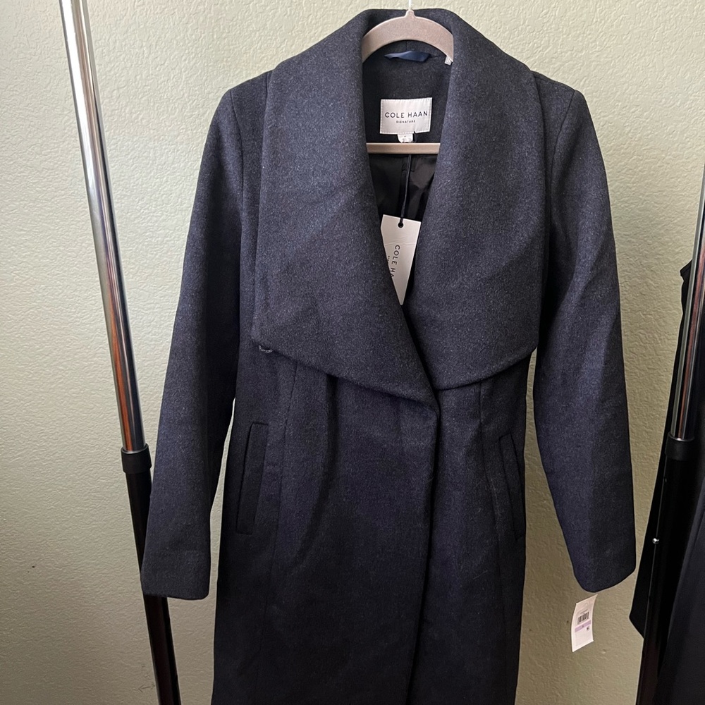 Cole Haan Wool Blend Coat